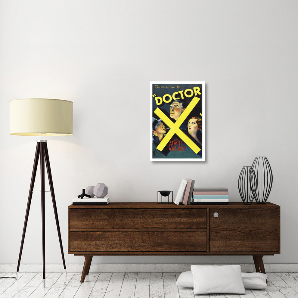 "Vintage Film Posters: Doctor X" Digital Paper Print, 22"x32"
