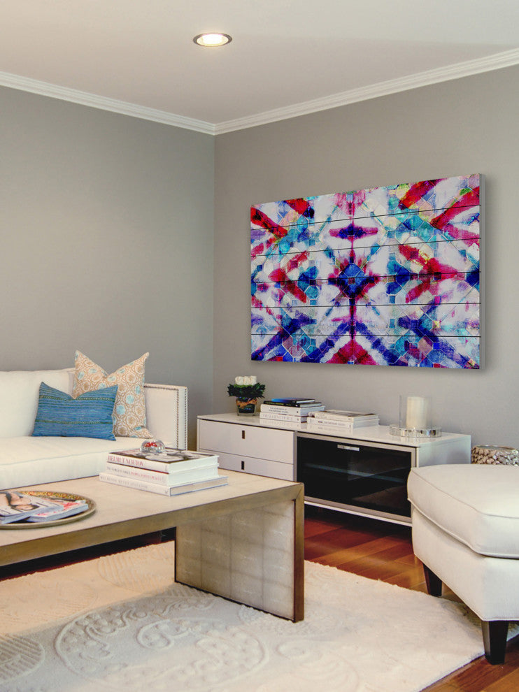 "Agourai" UV Ink Print on White Wood60"x40", 60"x40"