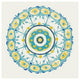 "Lakai Circle I Blue and Yellow" Digital Paper Print by Kathrine Lovell, 26"x26"