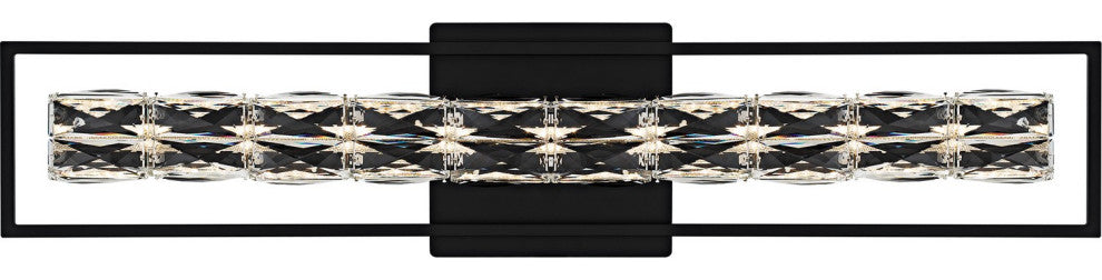 Dazzle LED Bath Light in Matte Black