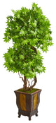 Nearly Natural 6" Maple Artificial Tree in Decorative Planter