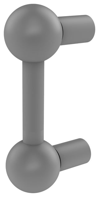 3" Cabinet Pull, Matte Gray