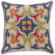 Khavi KHV-001 18"Hx18"W Square Pillow Kit Blue, Denim, Pink, Yellow, Sage, Beige