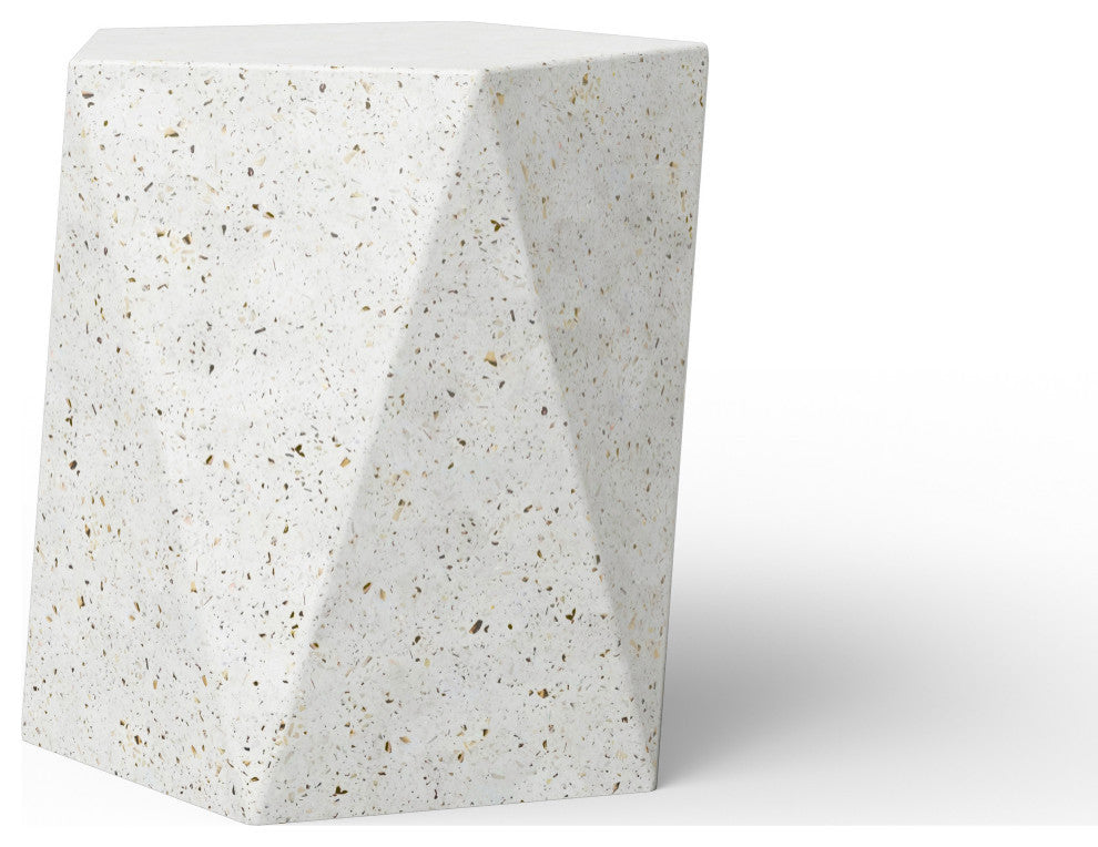 Mixx, Kelson Stool, Ivory Terrazzo