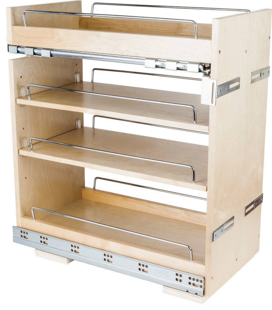 11" Base Cabinet Pullout with Premium Soft-close Concealed Undermount Slides