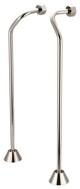 Double Offset Supply For Clawfoot Or Elegant Tubs, Polished Nickel PVD