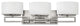 Hinkley Lanza Medium Three Light Vanity, Antique Nickel