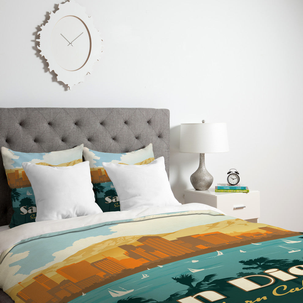 Deny Designs Anderson Design Group San Diego Duvet Cover - Lightweight