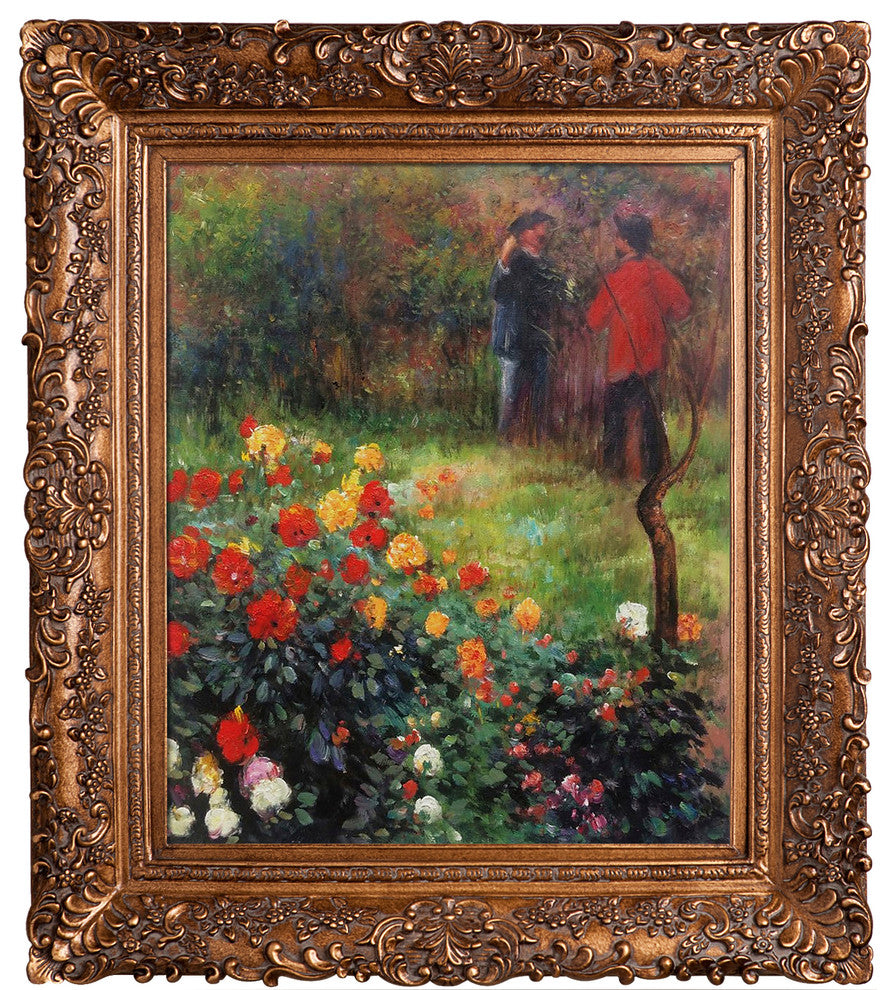 Garden in the Rue Cortot Montmartre, Burgeon Gold Frame 20"x24"