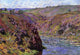 Claude Oscar Monet Valley of the Creuse Sunlight Effect Wall Decal