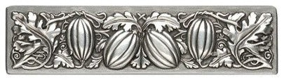 Autumn Squash Pull, Antique-Style Pewter