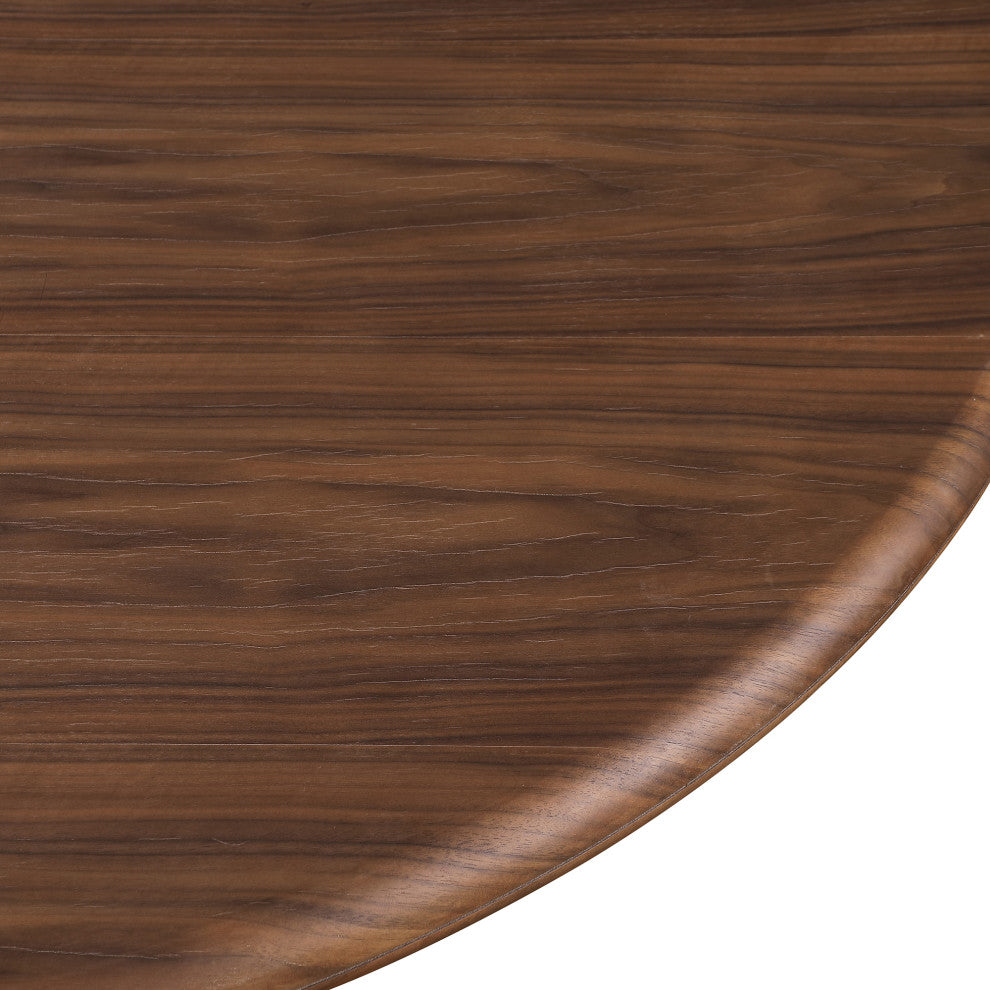 Rivas Dining Table, Walnut, Round