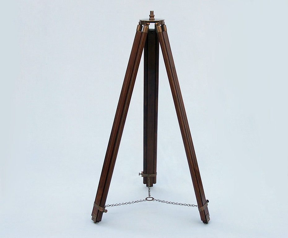 Admiral Floor Standing Antique Brass Telescope 60'', Nautical Telescope
