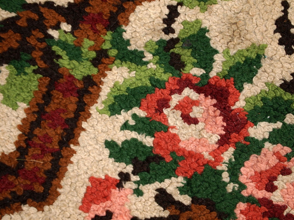 Consigned, Vintage Belgium Savonnerie Rug 6.5'x9.8', 1960