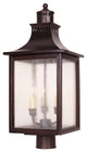 Monte Grande Outdoor Post Lantern, English Bronze