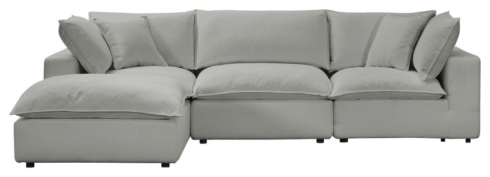 Cali Modular 4 Piece Sectional, Slate