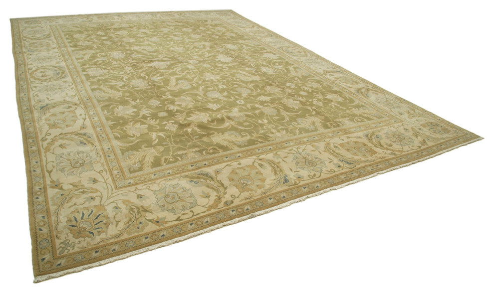 Rug N Carpet - Hand-Knotted Oriental 11' 9" x 15' 10" Large Oushak Area Rug