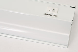 18" T5L LED Closet Light, On/Off Rocker, White, Adjustable CCT
