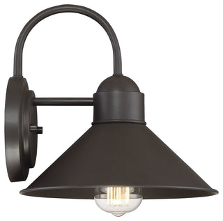 1-Light Exterior Wall Sconce, Bronze