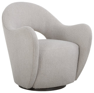 Uttermost Wander Fabric Swivel Chair
