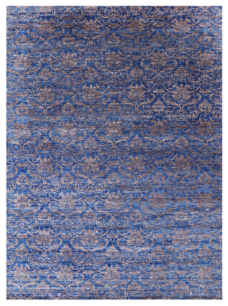 Hand Knotted Modern Wool Rug 8' 10" X 11' 11" Q8589