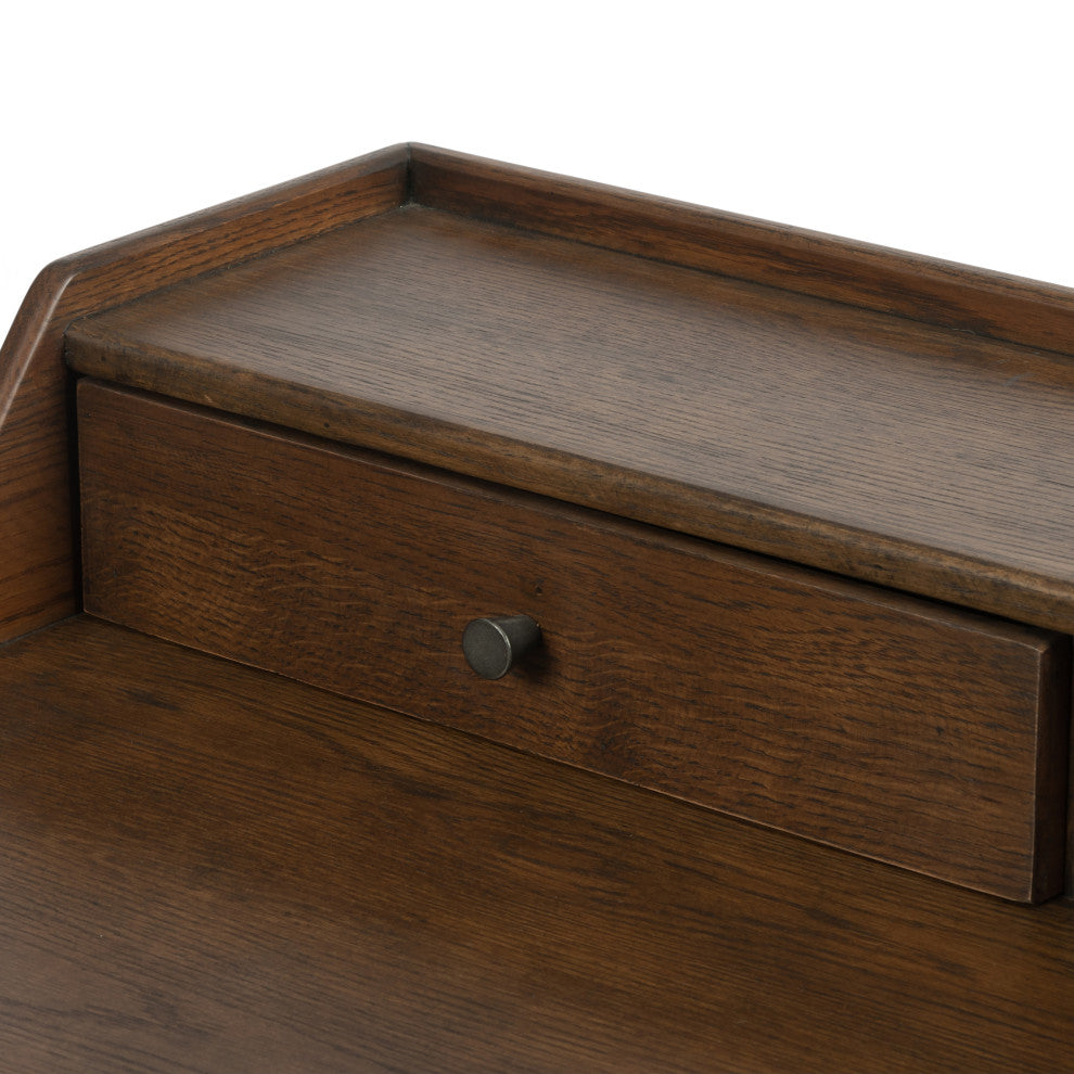 Moreau Writing Desk-Dark Toasted Oak