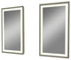 Illume LED Rectangle Backlit Mirrors, 36"x42"