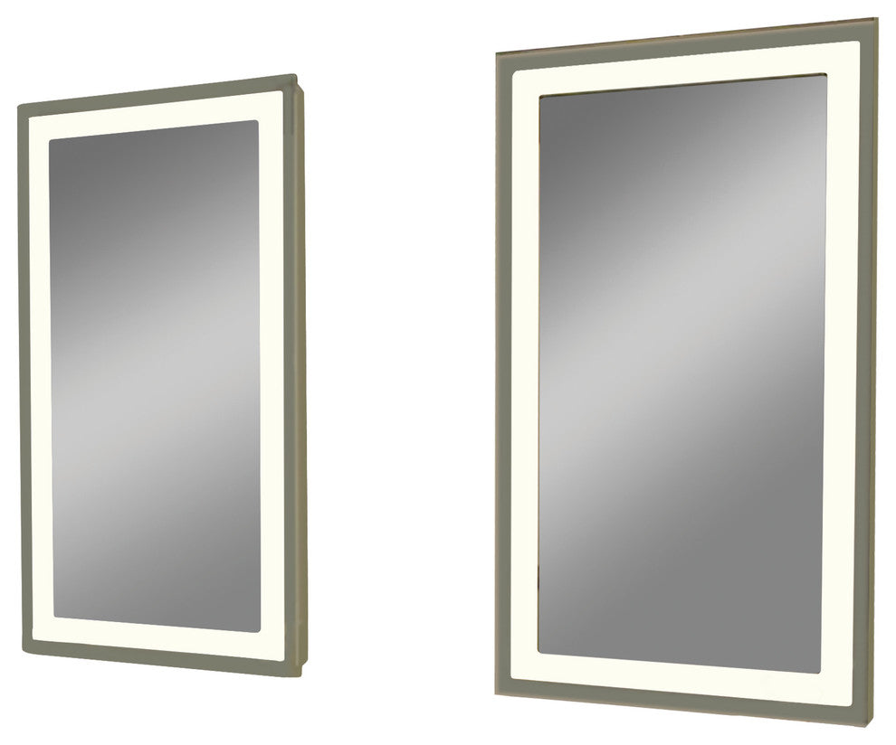 Illume LED Rectangle Backlit Mirrors, 36"x42"