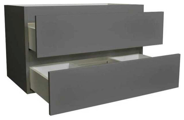 Salt 20Dx48" Floating Bathroom Vanity, Cabinet Only, Gray