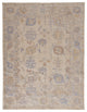 Weave & Wander Tierney Eco Friendly PET Oushak Rug, Ivory Tan/Stone Blue, 2' X 3