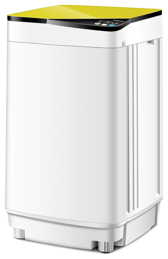 Full-Automatic Washing Machine 7.7 lbs Washer/Spinner Germicidal UV Yellow