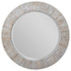 Uttermost 09785 Repose Whitewash Round Mirror