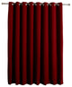 Thermal Blackout Curtain With Wide Grommet Top, Burgundy, 80"x96"