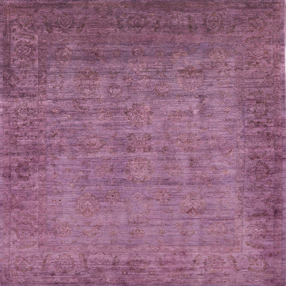Ahgly Company Indoor Square Mid-Century Modern Area Rugs, 5' Square