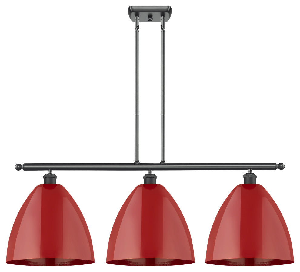 Innovations 516-3I-BK-MBD-12-RD 3 Light Island Light, Matte Black