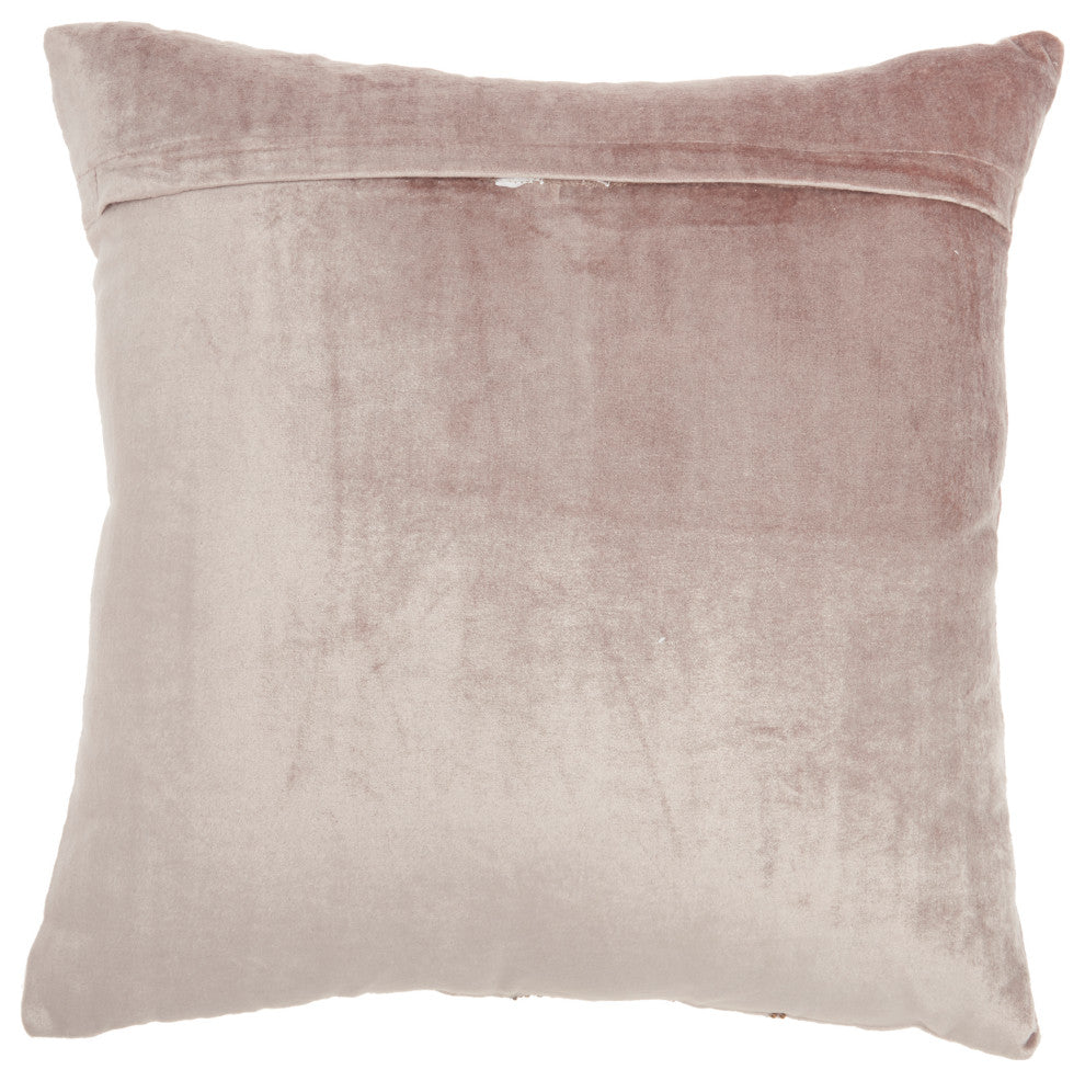 Mina Victory E1057 Throw Pillow, Nude, 18" x 18"