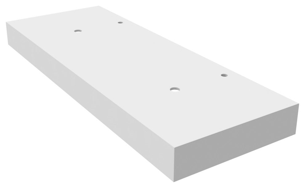 Modern Wall-Mount Vanity With Top & 16" Sink, Pink, 60"