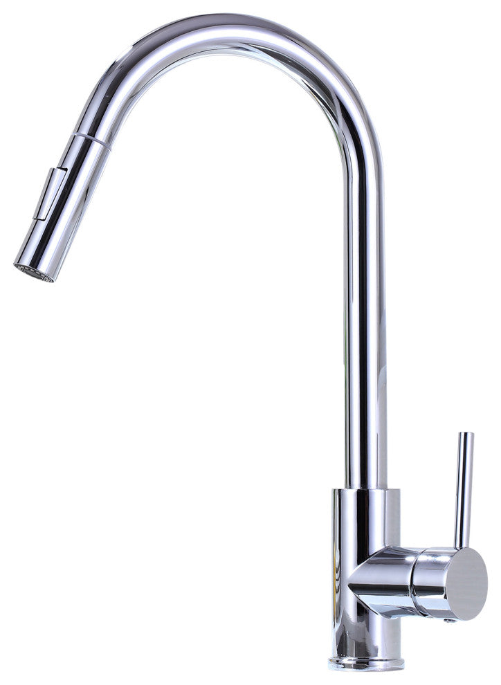 Vanity Art Pull Out Kitchen Faucet, Chrome