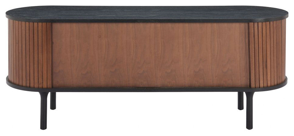 KorianaBlack And Walnut Entertainment Stand