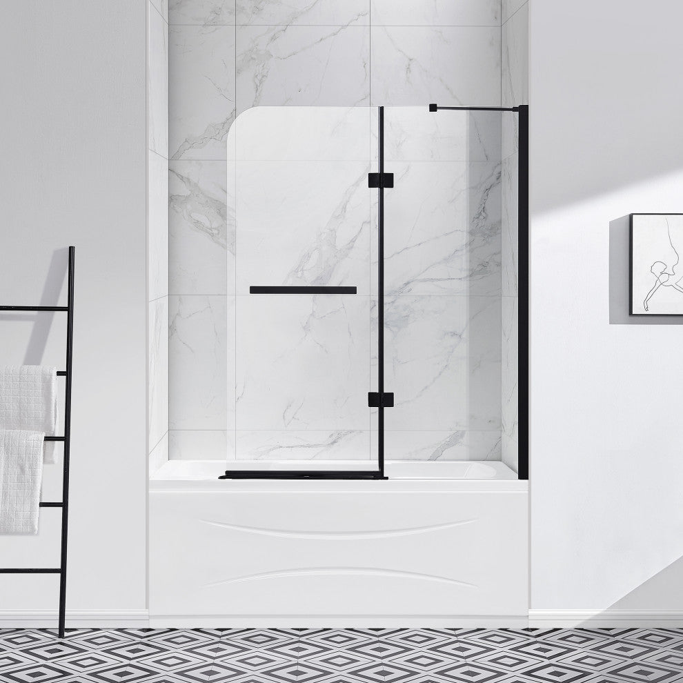 Ove Decors Annie 48" Tempered Shower Panels, Satin Nickel