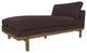Cantor Leather Chaise, Finish: Fawn, Leather: Chia