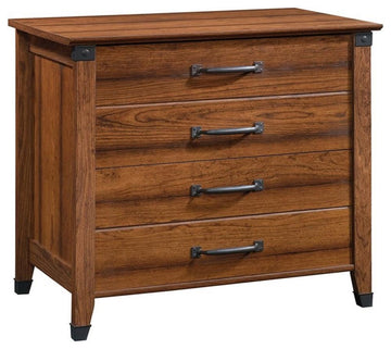 Sauder Carson Forge Engineered Wood Lateral File Cabinet in Washington Cherry