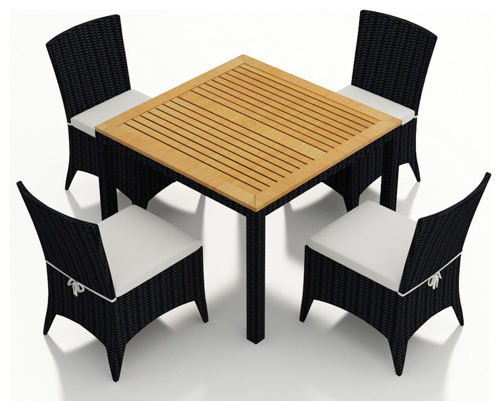Arbor 5 Piece Dining Set, Canvas Natural