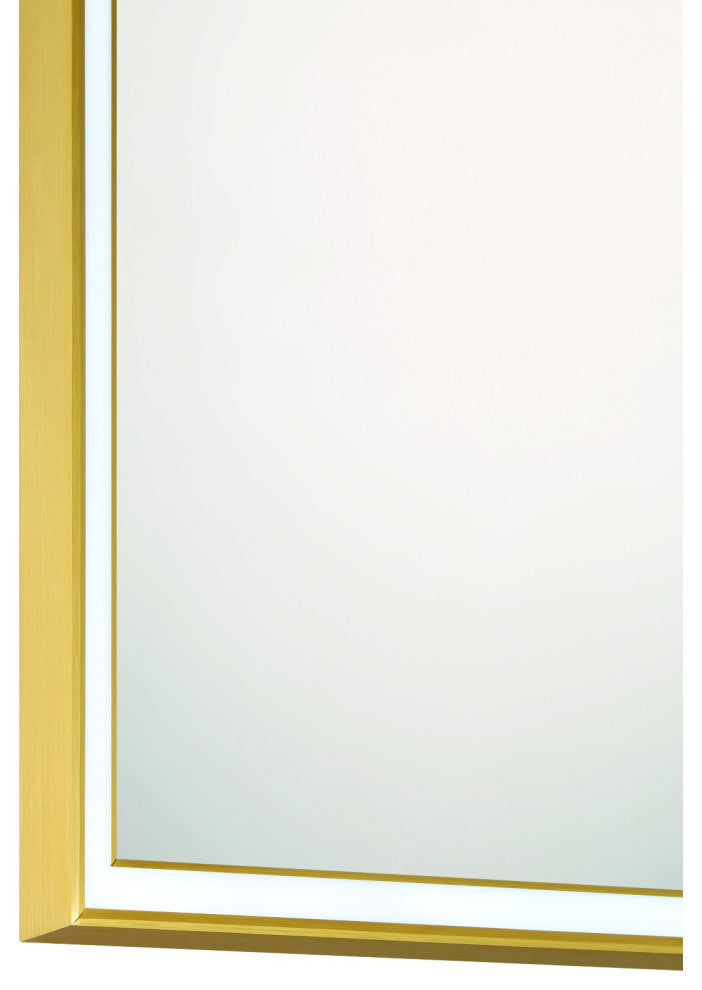 Nixon 32" LED Mirror, Gold