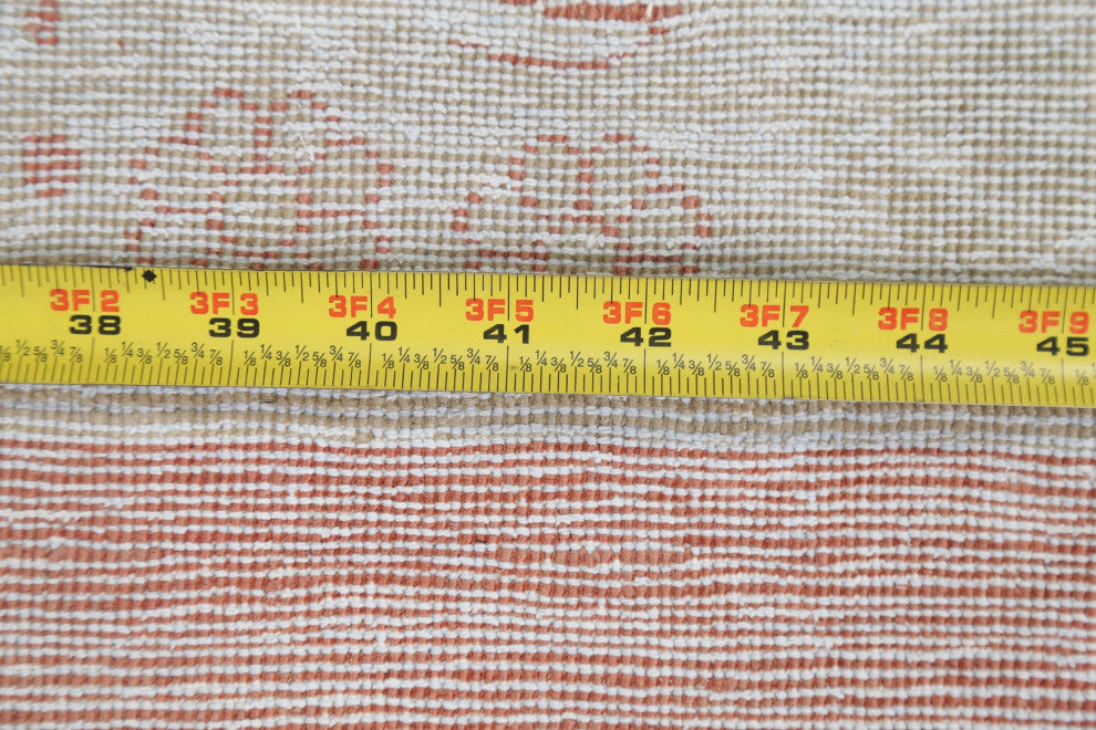 Rustic Style All-Over Hand Made Vegetable Dye Area Rug Oriental, Rust, 9 X 12