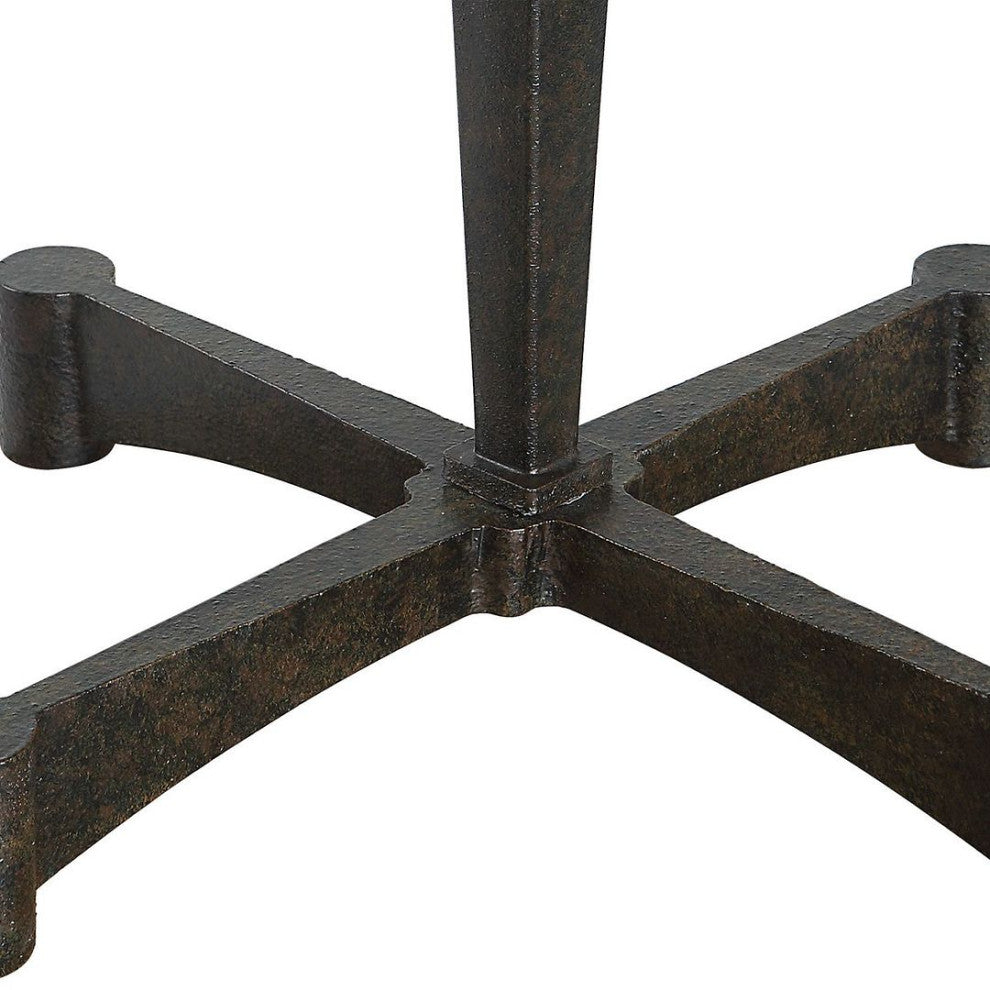 Rustic Minimalist Aged Black Iron Pole Floor Lamp 67 in Industrial Loft Classic