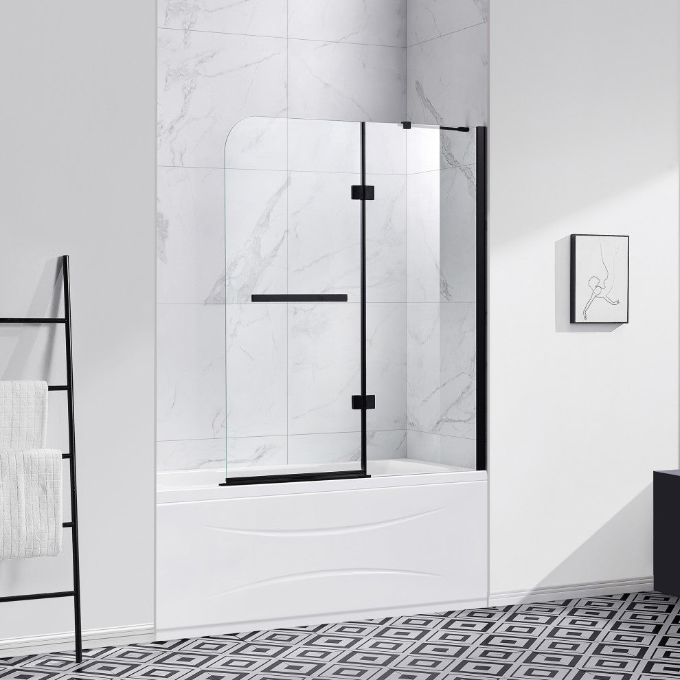 Ove Decors Annie 48" Tempered Shower Panels, Satin Nickel