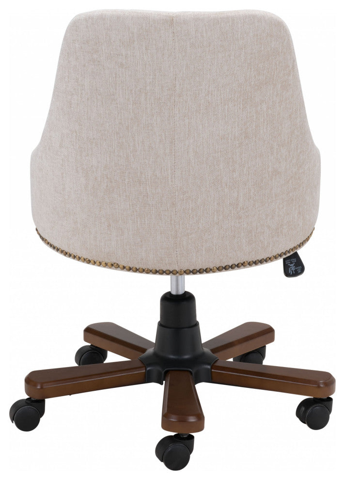 Off White Cozy Earth Office Chair