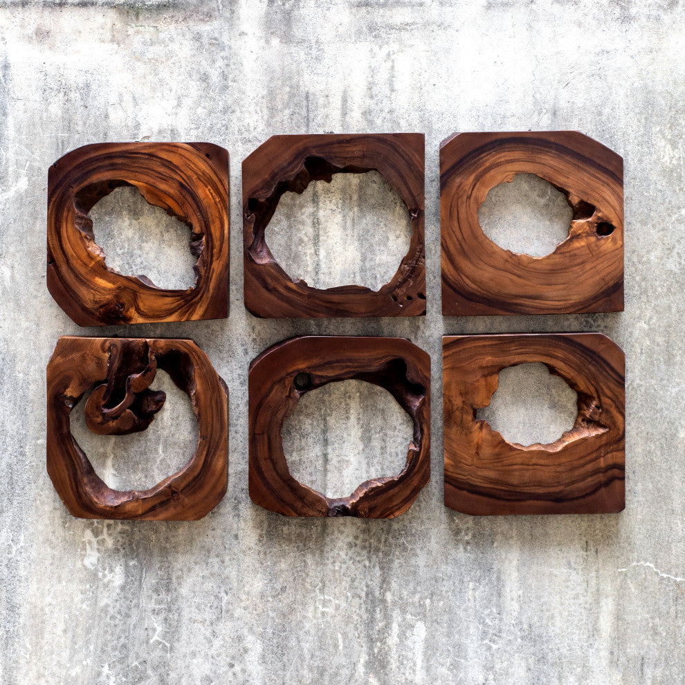 Uttermost Adlai Wood Wall Art Set of 6