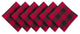DII Red Buffalo Check Napkin (Set of 6)